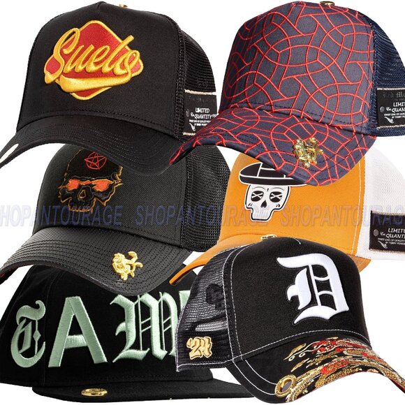 Red Monkey 6 Hat Bundle #2 of Limited Edition Unisex Trucker Cap Hats